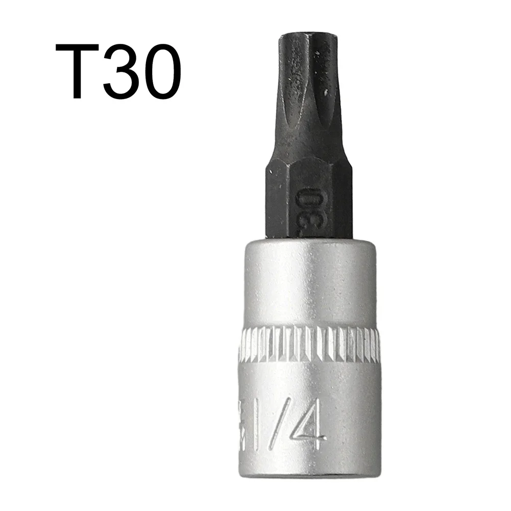 Juego de brocas Torx T8, T15, T20, T25, T27, T30, T40 para taller de reparación de fábrica, trabajo de reparación de muebles para el hogar, 1/4 pulgadas, 1 Juego