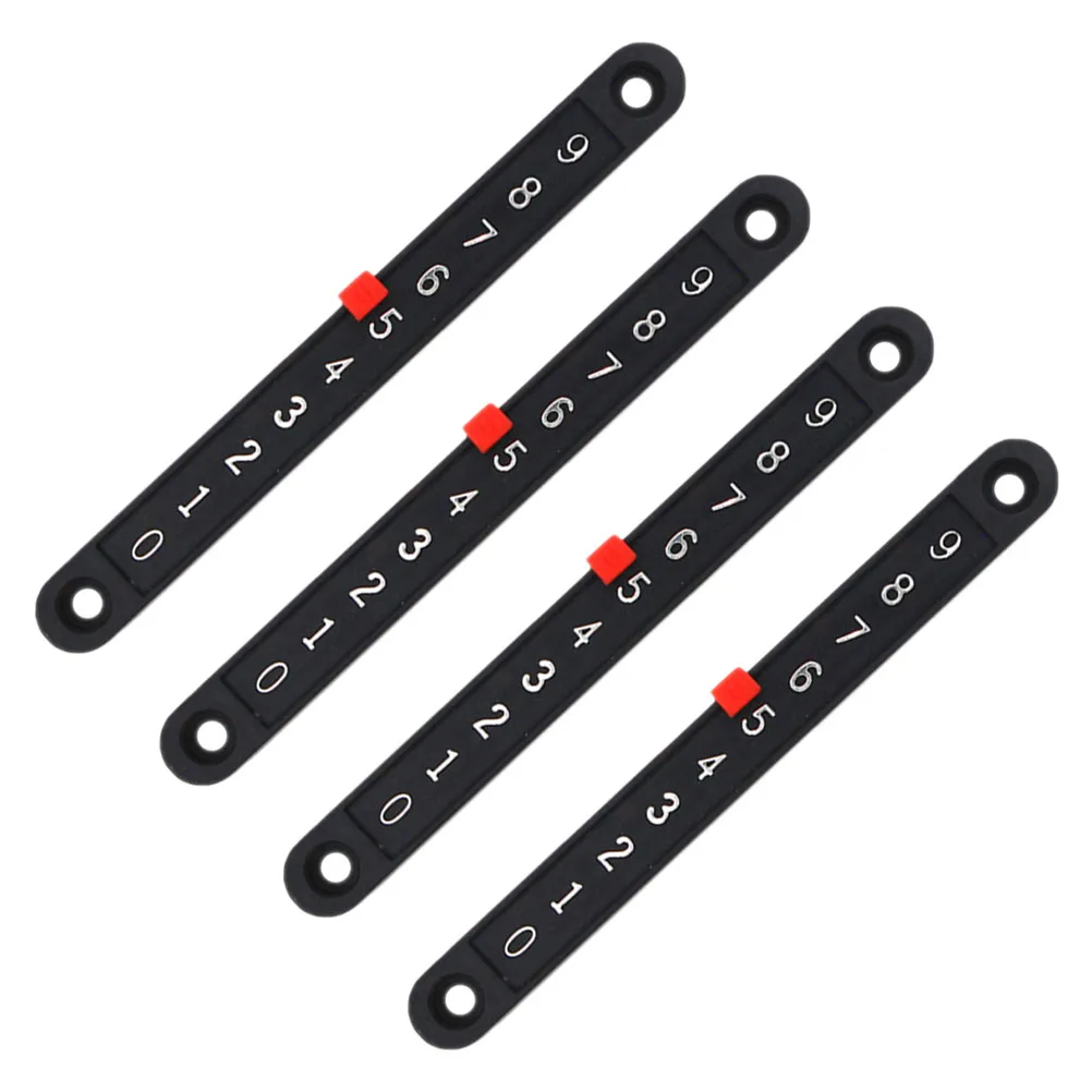 

4pcs Table Football Scoreboard Plastic Foosball Score Indicators Friendly Durable Bar Style Counter For Family Party Table