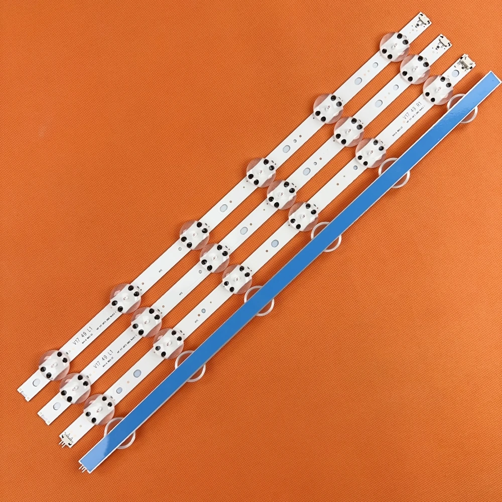 1/5TV LED strip For 49UJ675V 49UJ676V 49UV340C 49LJ614V 49UJ6525 49UJ6585 49UJ6565 49UJ651V 49UJ670V 49UJ701V V17 49 R1 L1 ART3