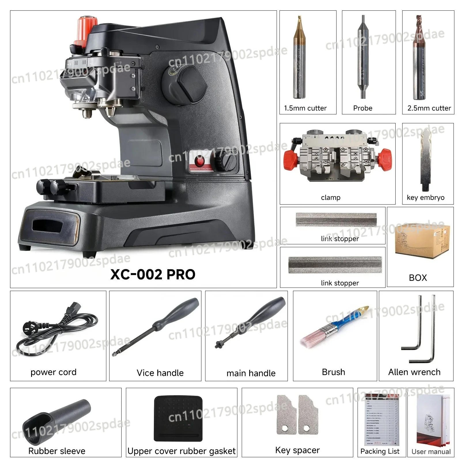 For 2024 New Arrival Original   XC-002 XC002 Pro Manual Key Cutting Machine