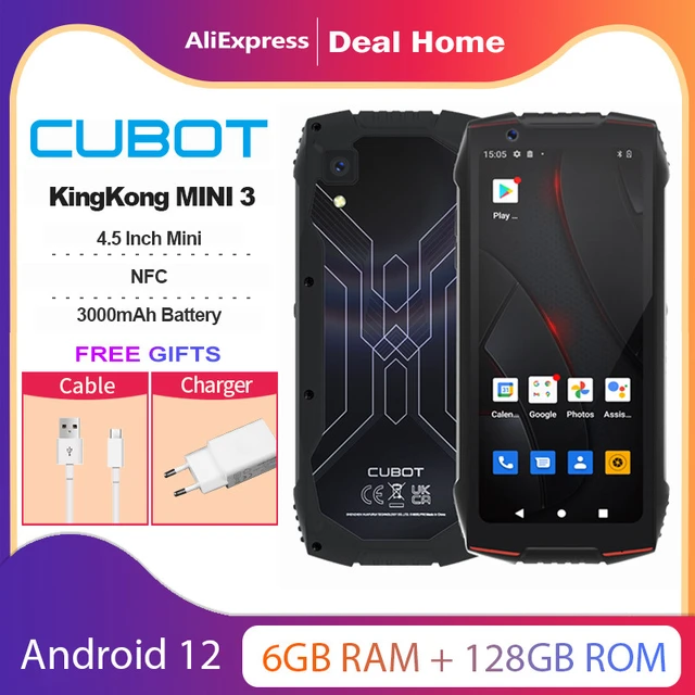 キングコングミニ３ 6GB/128GB　SIMフリー Amazon | Cubot KingKong Mini 3頑丈なスマートフォン4.5インチ