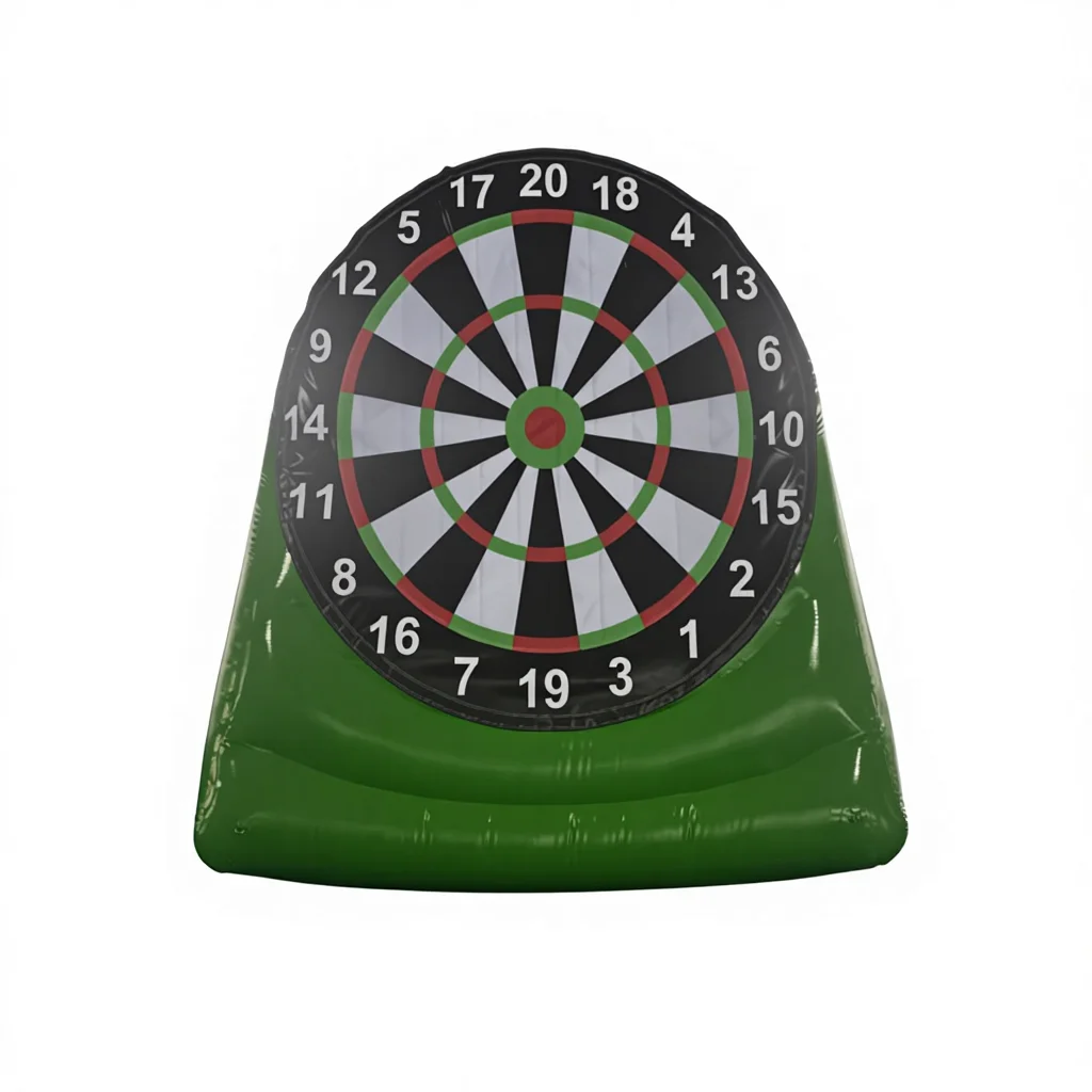 

Inflatable Football Soccer Golf Targets Dart Board Castle Style Stand Game for Sale