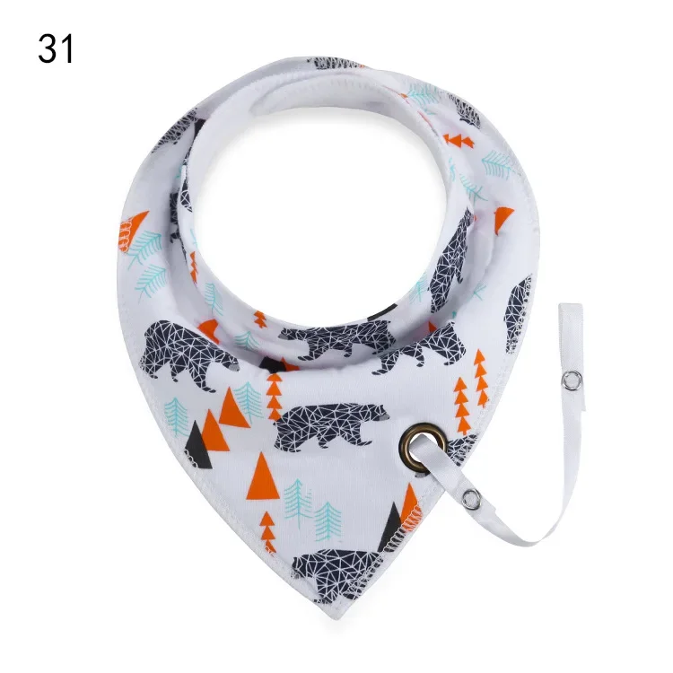 Baby Bibs Cotton Infant Feeding Towel Bibs Cartoon Newborn Girls and Boys Toddler Triangle Scarf Bandana Cute Burp Cloths