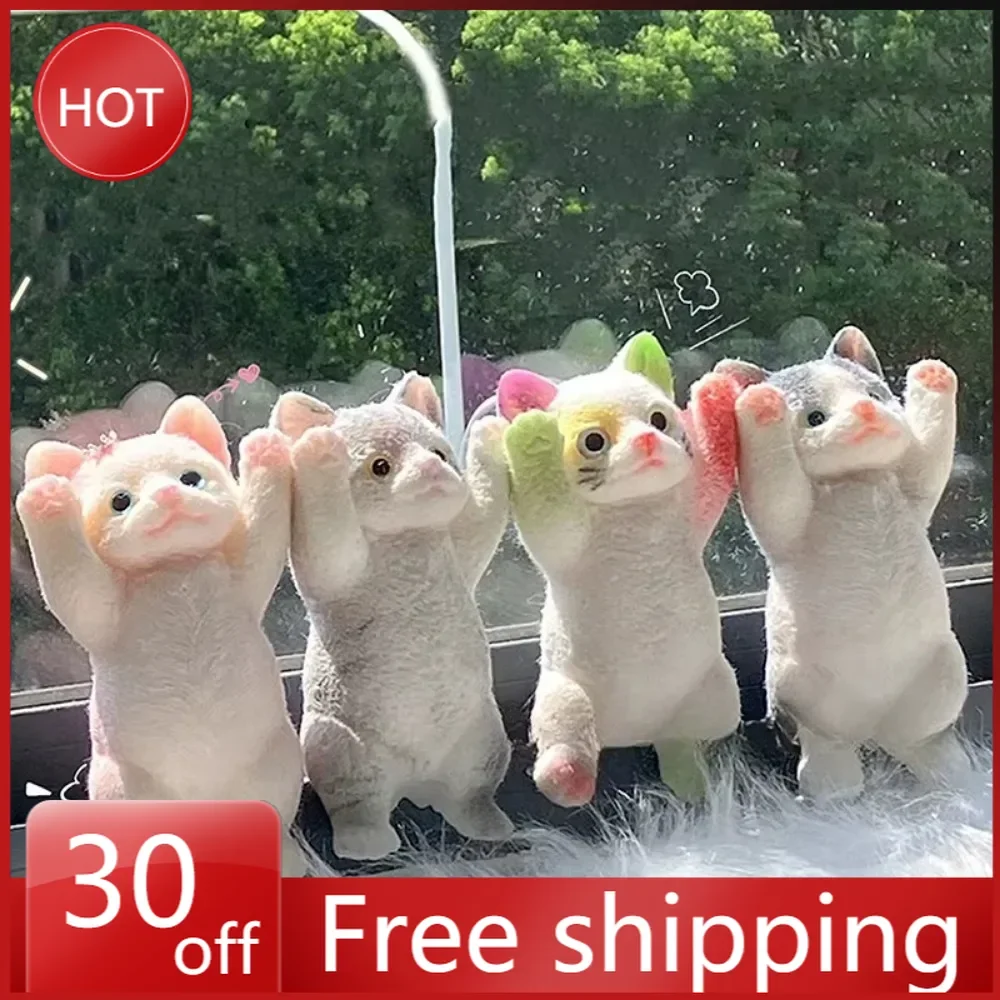 

Новая милая игрушка-кошка, мягкая игрушка с медленным отскоком, снятие стресса, снятие давления, расслабляющие подарки для вечеринок, офисные вентиляционные украшения для рабочего стола