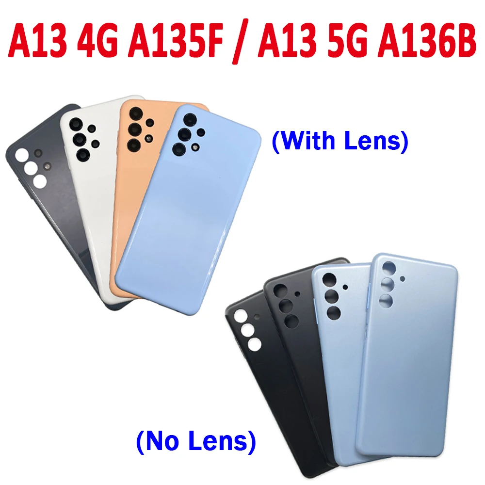 NEW Battery Back Cover Rear Door Replacement Housing Case For Samsung A13 4G A135F / A13 5G A136B