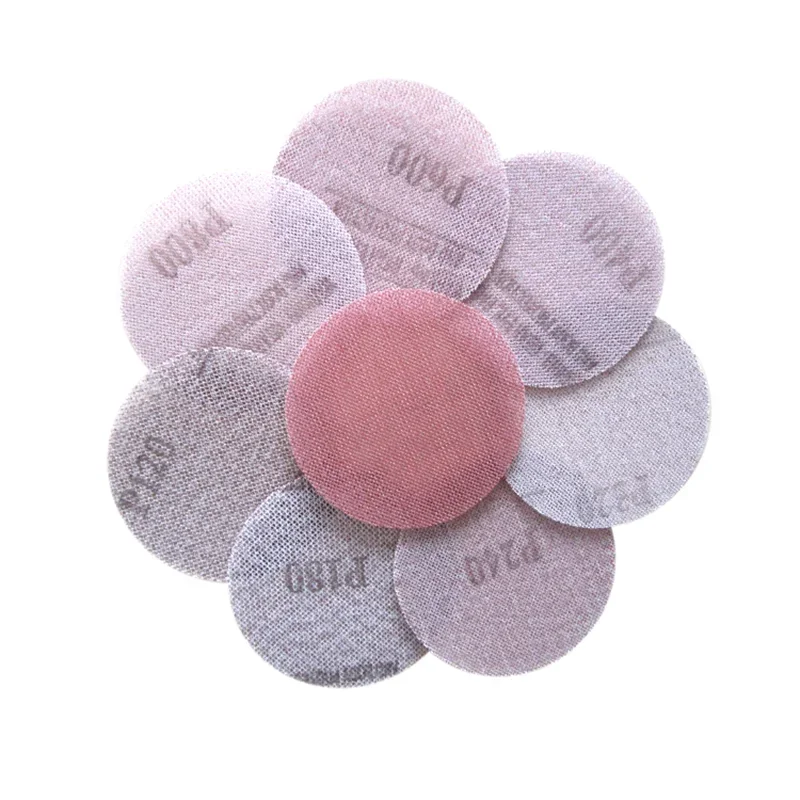 75/125/150mm Dry Sanding Discs Hook & Loop Mesh Sandpaper 80-1000 Grit