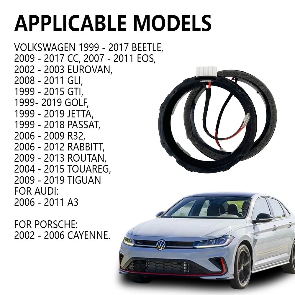1pair Car Speaker Adapter for Volkswagen Magotan Sagitar Tiguan Skoda Octavia Audio Mount 6.5 8 Inch Special with Lossless Plug