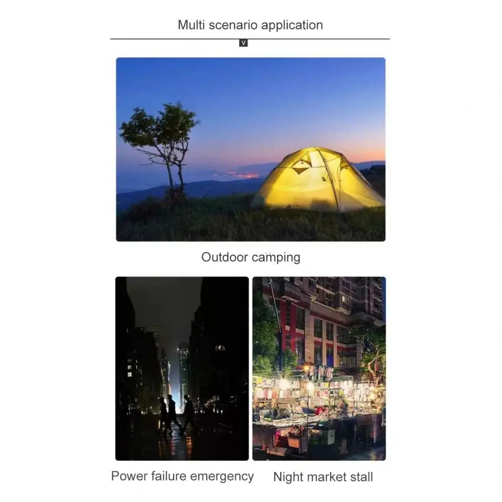 Z50 mixxar 100W Camping Light USB Rechargeable LED Light Emergency Bulb Tents Lighting Camping Equipment Bulb Portable Lanterns