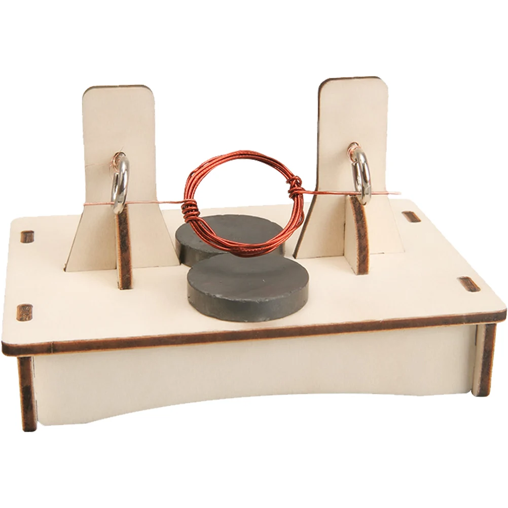 

1Set DIY Electric Motor Material Kit for Children's Science Experiment Educational Project Wood Assembly Dc Motor Science