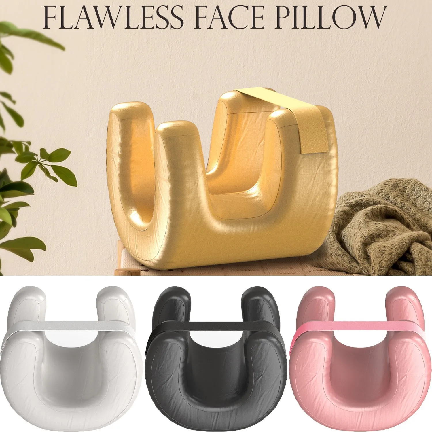 Popular upgrade, perfect face pillow, super soft cushioning sleeping pillow, beauty sleep anti-wrinkle back sleeping pillow bed