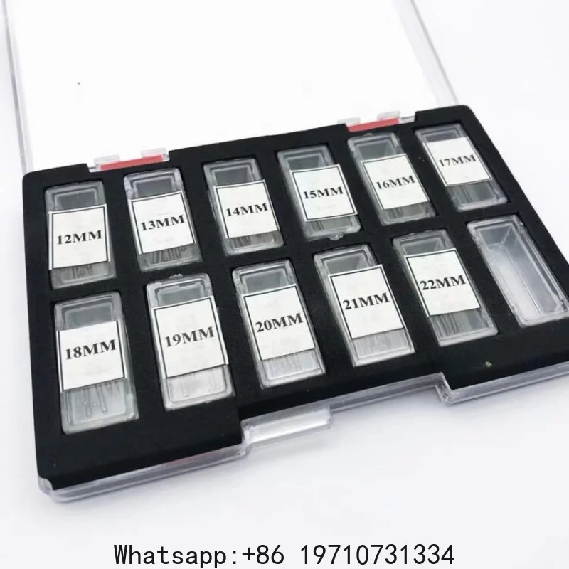 Assorted Spring Bar Set: Boxed Raw Ear Pins & Lug Connecting Rods for Multi-Spec Strap Repair
