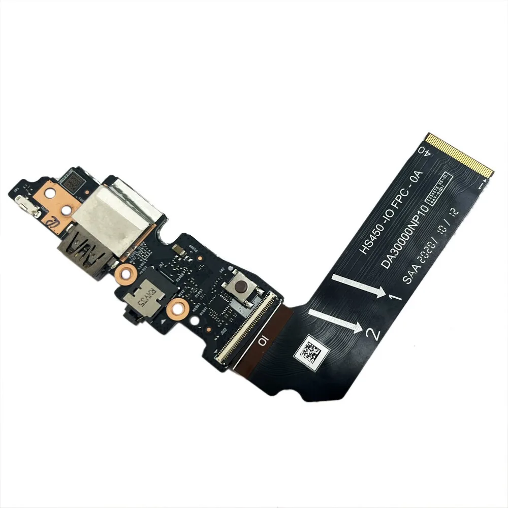 Placa de botão AA + USB com cabo para LENOVO Ideapad Yoga Slim 7 Pro-14IHU5 O 82NH