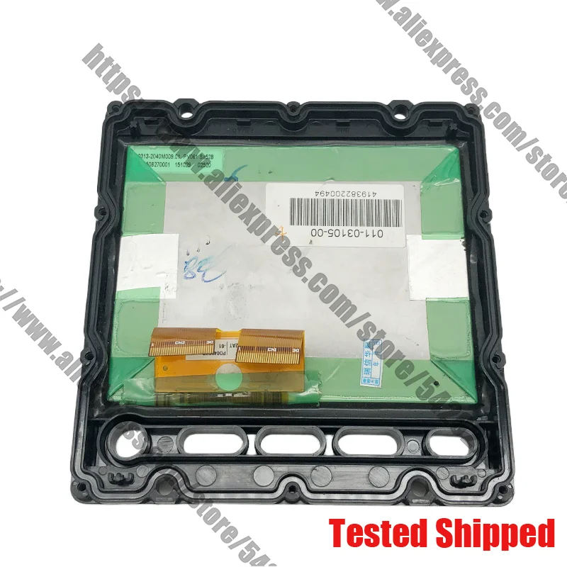 100% اختبار أصلي 4 بوصة PD040QX2(LF)-00 PD040QX2(LF)-61 لـ GARMIN 011-03105-00 السونار صياد السمك مع مجموعة الإطار الأمامي