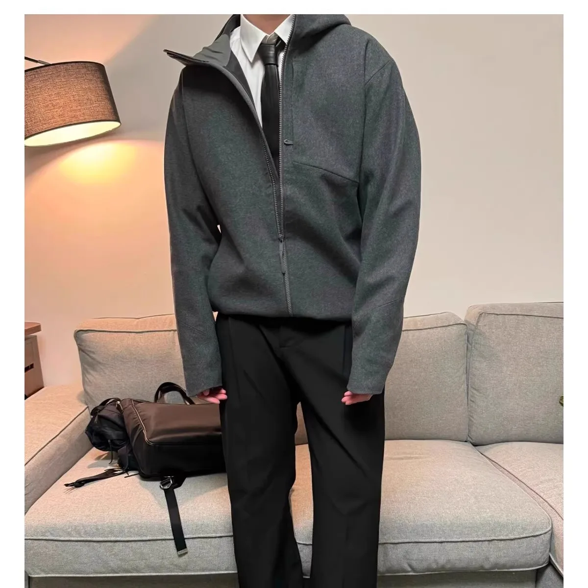 

Высококачественная импортная мужская куртка-софтшелл с капюшоном, с функцией быстрого нагрева, теплая, модная, в городском стиле