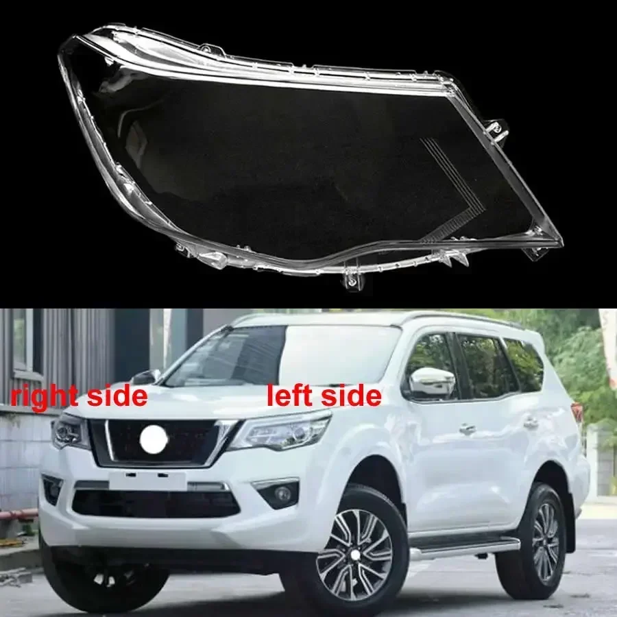 For Nissan Terra 2018 2019 2020 Headlight Lens Cover Transparent Lampshade Headlamp Shell Plexiglass Auto Replacement Parts