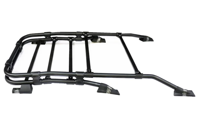 Per Toyota FJ Cruiser 2007-2017 + portapacchi per auto in lega di alluminio portapacchi da viaggio a tetto piatto