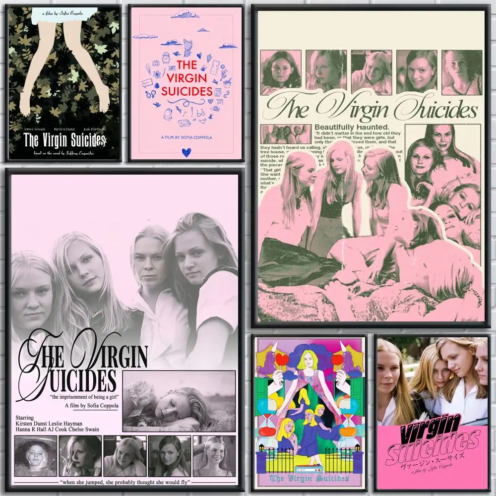 Movie The V-virgin Suicides Painting Calligraphy Wall Art Canvas Poster Premium Home Decor Print for Living Room Bedroom