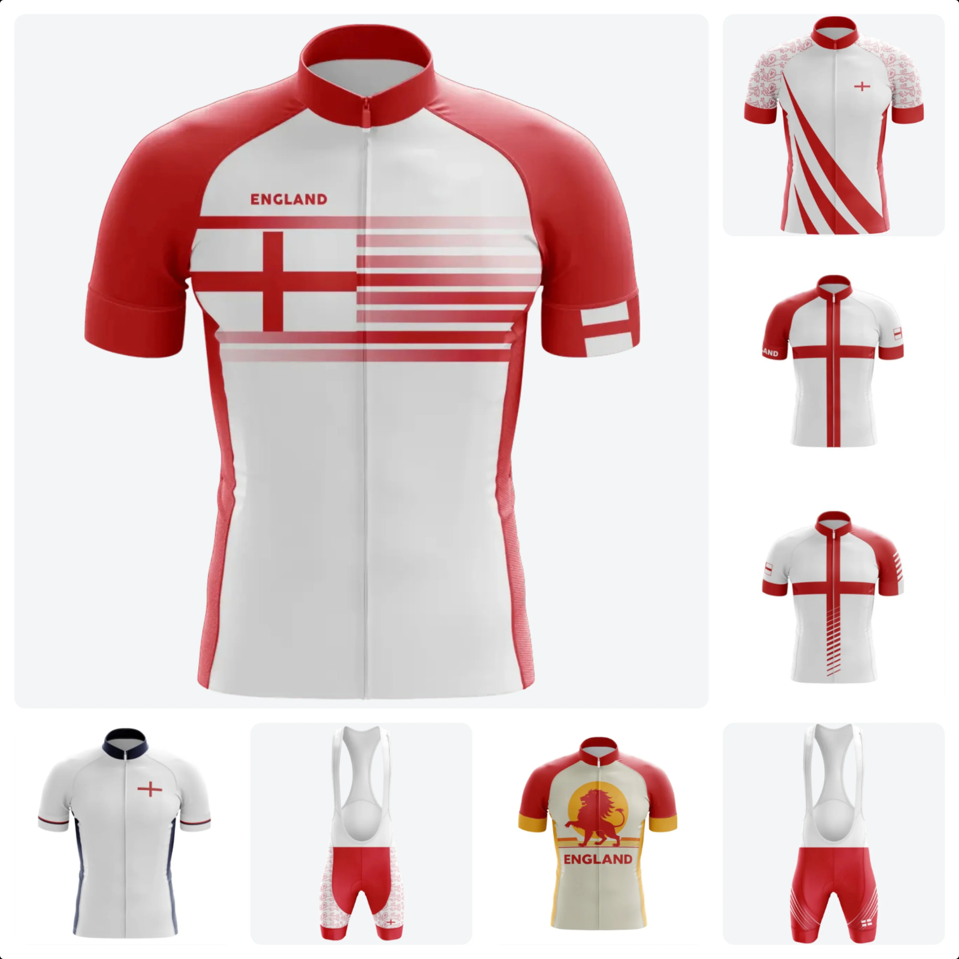 Maillot de Ciclismo New England para Hombre, Transpirable, Manga Corta, con Culote Corto, Almohadilla de Gel 20D Duradera, Ropa de Ciclismo de Montaña MTB