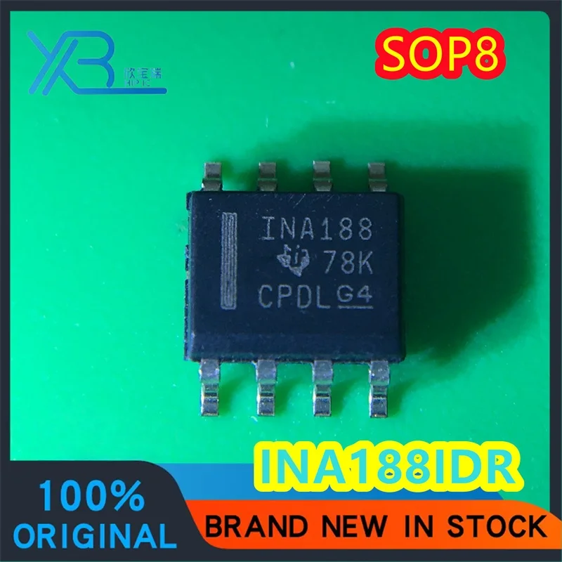 

(10/50 pieces) INA188IDR SOIC-8 INA188 original instrumentation amplifier chip spot delivery fast