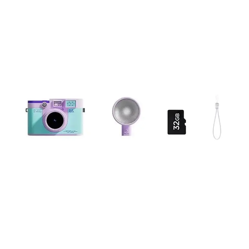 [NEW!】 High-Definition Digital Retractable Camera M3 Filter Portable Travel Small Camera Retro CCD IPS Screen B