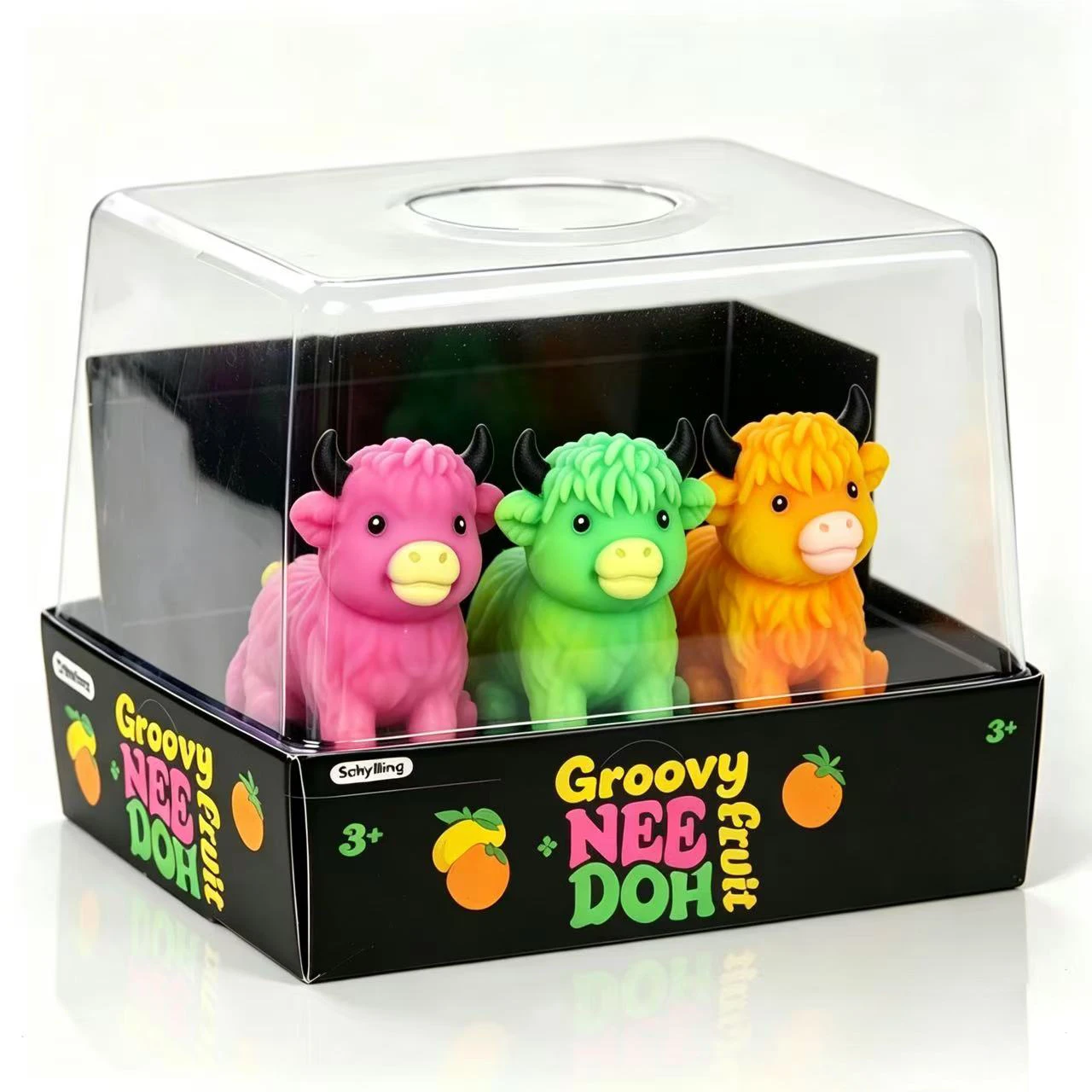 Halloween Stress Relief Scottish Highland Cow Cute and Squeeze Toy Adult Gift Slow Rebound Stress Relief adult toys ﻿