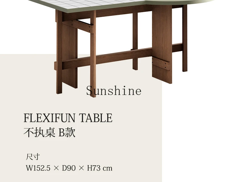 Design solid wood special-shaped long desk advanced corner small apartment