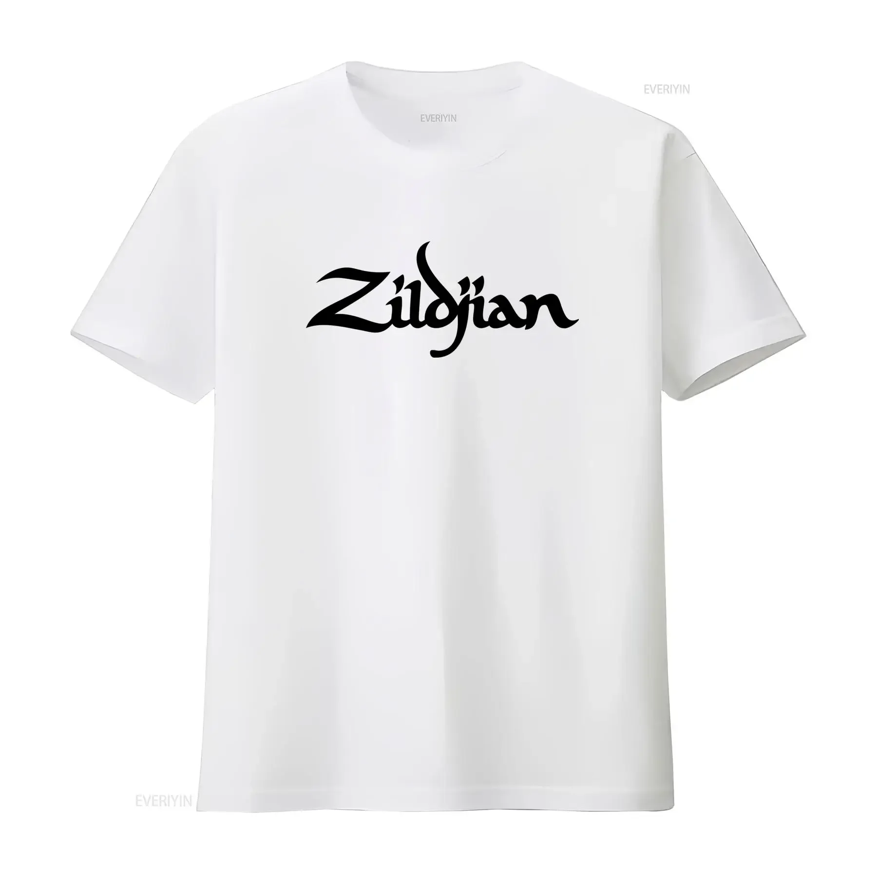 ZILDJIAN Logo T Shirt for Drummers Cymbals Percussion Drums Music Design Sizes S to 5XL vintage Washed Casual homme Stylish