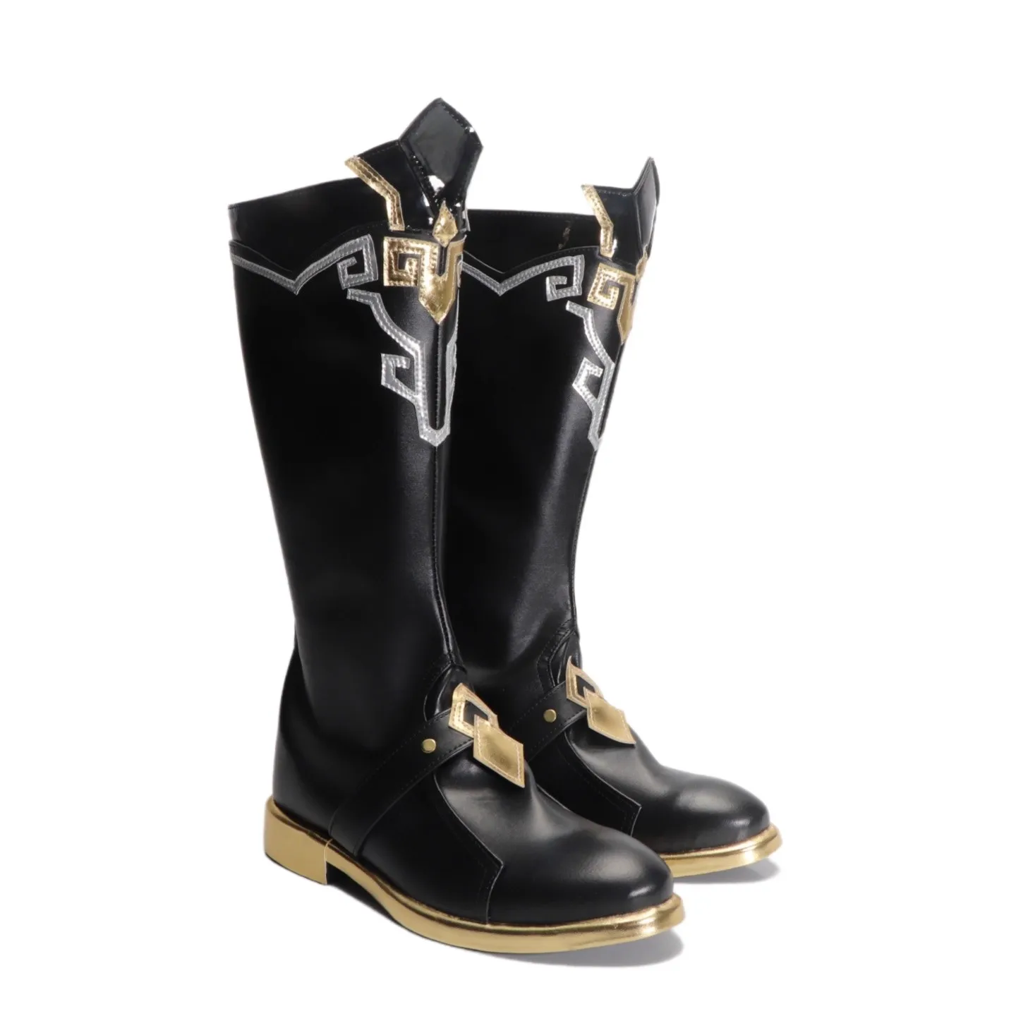 أنيمي دان هنغ Permansor Terrae Honkai: ستار السكك الحديدية تأثيري أحذية الأحذية لعبة حفلة الهالوين لعب الأدوار الرجال النساء زي الدعائم #4