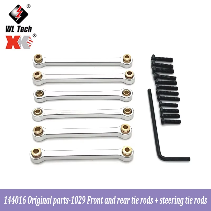 WLtoys 144016   금속 업그레이드 액세서리 스티어링 컵 베어링 스티어링 어셈블리 스티어링 암 로커 암 풀로드 브래킷 부품