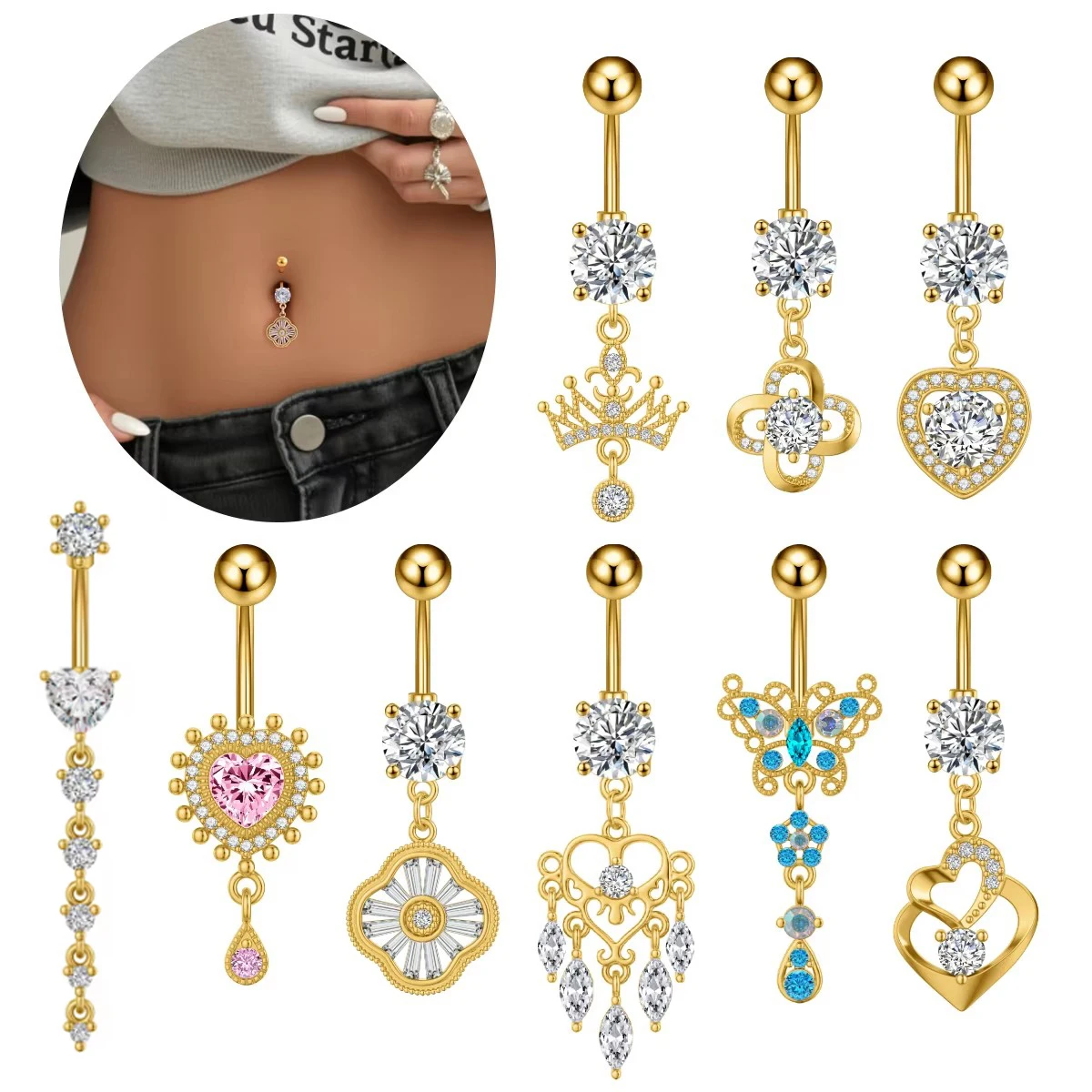 1Pcs Charming Crown…