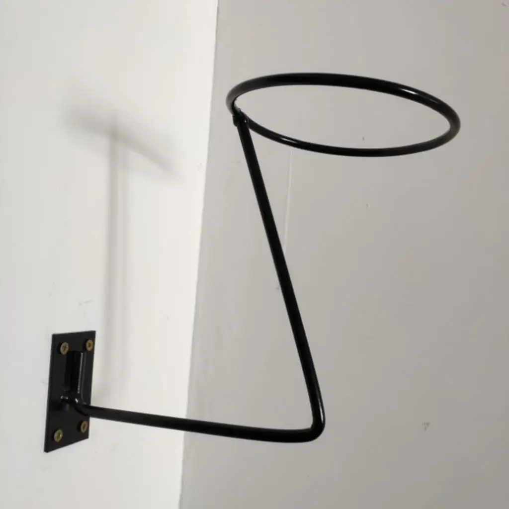 Vintage Style Helmet Hanger Rack Jacket Hook Iron Construction for Motorcycle Equipment and Parts Garage