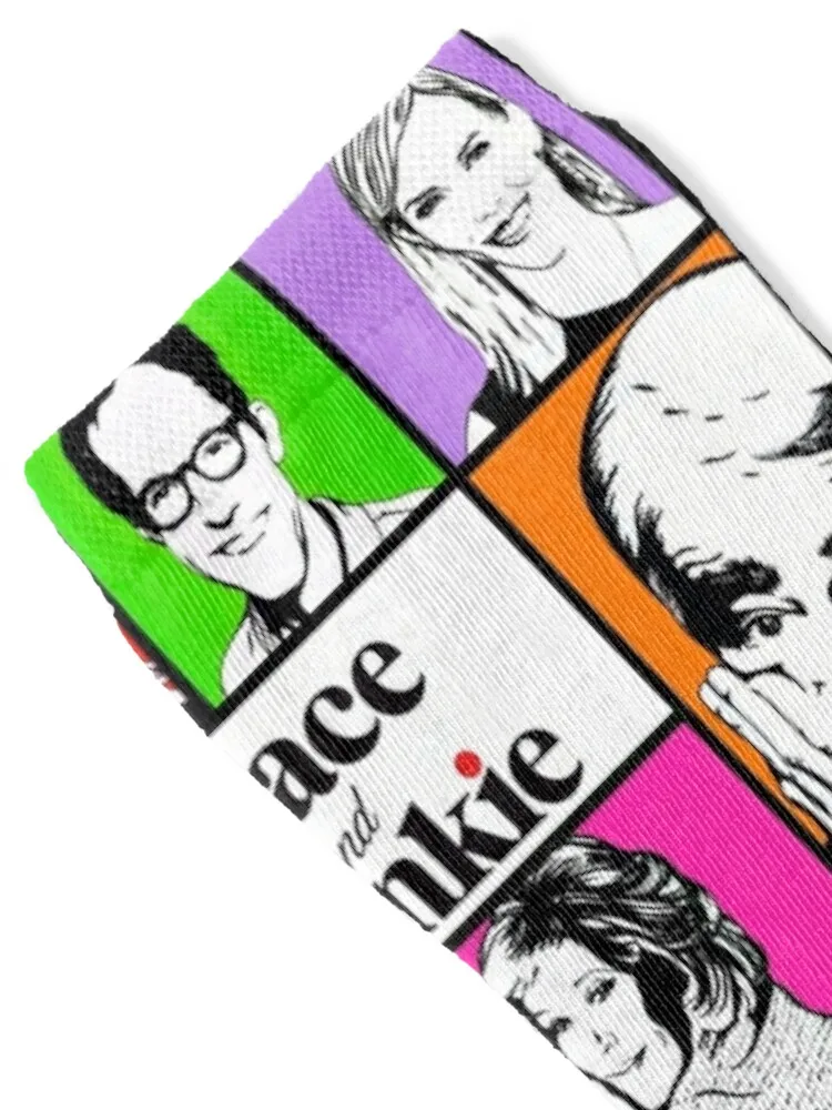 Grace and Frankie Socks retro anti slip football Girl'S Socks Men's