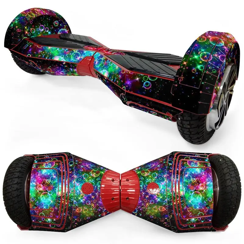 8 Inch Scratch Resistant Board Accessories Hoverboard Decoration Film Dustproof Skin Sticker Wheel PVC Self-balancing Scooter