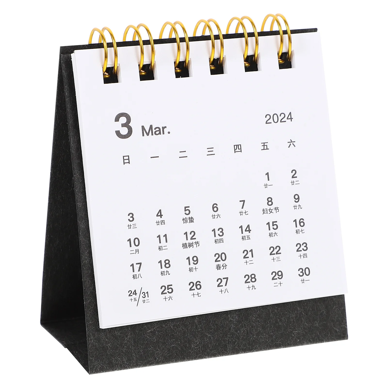 Calendarios de escritorio, Mini adornos decorativos creativos para el hogar, mesa de estilo Simple, papel, regalo de oficina, escritorio para el hogar, 2024