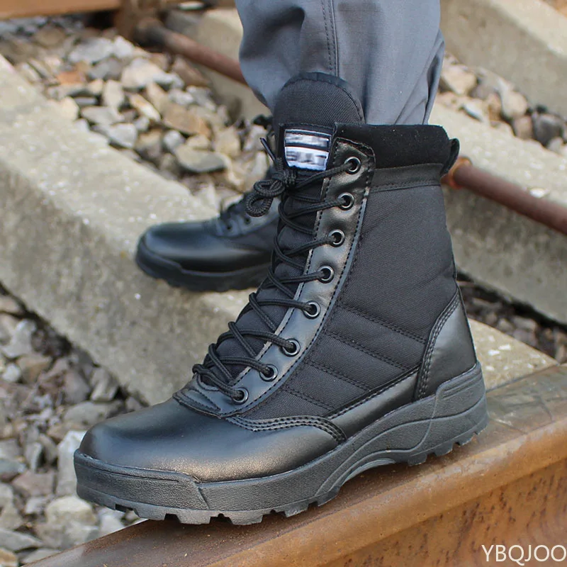 Boots Men Boots Desert Boots Outdoor Hiking Boots Ankle Shoes Men Work Safty Shoes