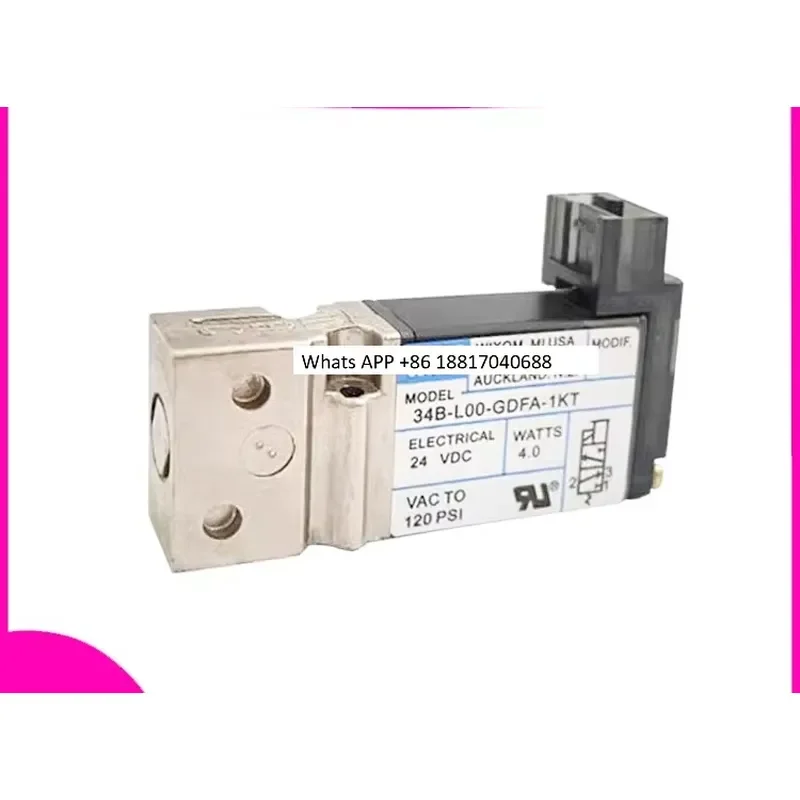 1PC for Mounting Machine SM482 SM411 Vacuum Solenoid Valve 34B-L00-GDFA-1KT HP14-000163 Replacement Part