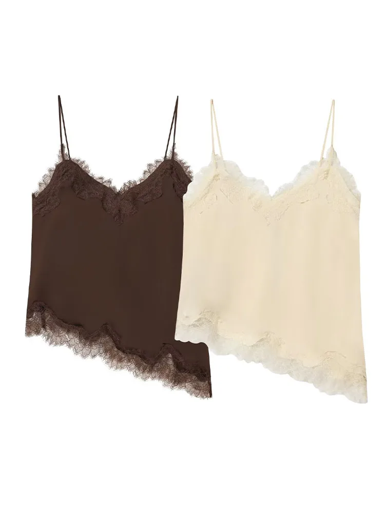 

HH 2 Color Female Summer New Fashion Short Tops Solid V-Neck Sleeveless Backless Decoration Woman's Sexy Slim Tops Trendy