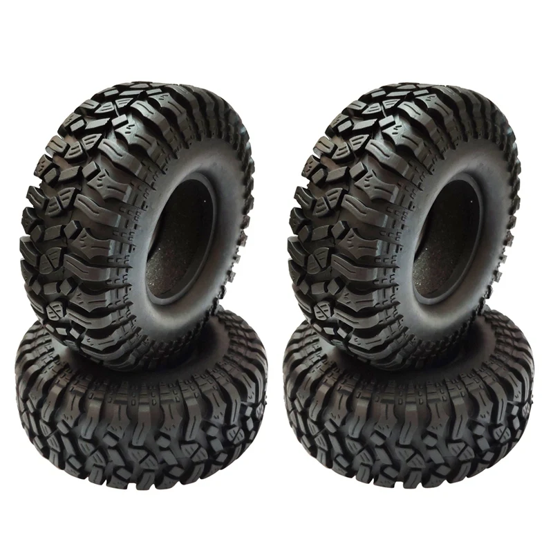 4 sztuki 112Mm gumowa 1.9 Cal opona koła do 1:10 gąsienica RC oś samochodu SCX10 90046 AXI03007 Traxxas TRX4 D90 D110 TF2