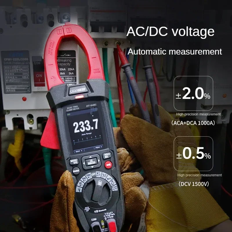 DT-9481 True RMS Photovoltaic Industry Digital Clamp Meter New Energy Power Equipment Maintenance