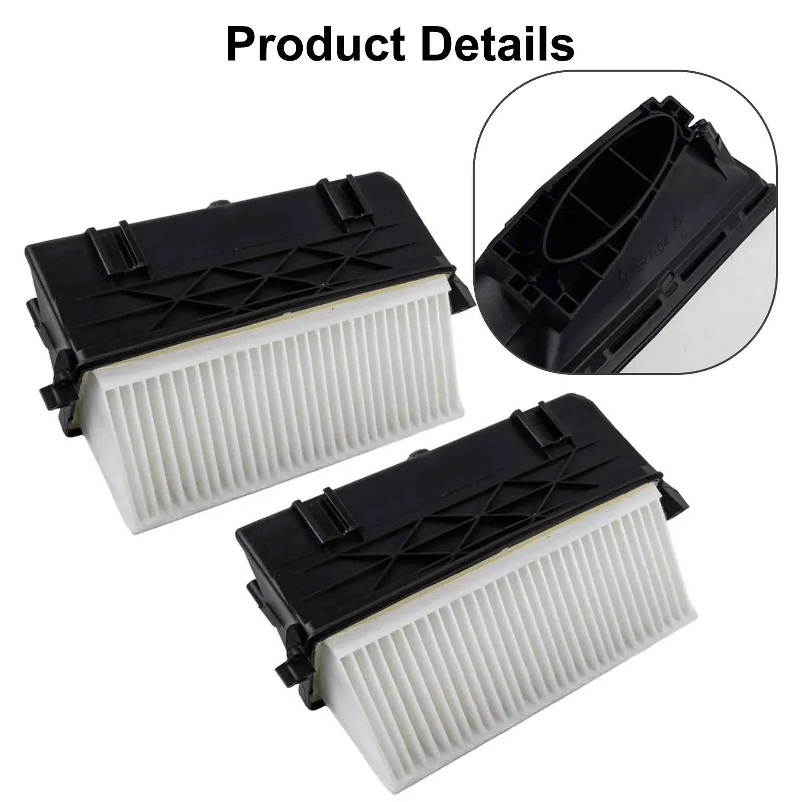 

2pcs Left&Right Car Air Filters For MERCEDES For GL350, For ML350, And For S350 Models (2012-2015) L-A6420941204,R-A6420940000