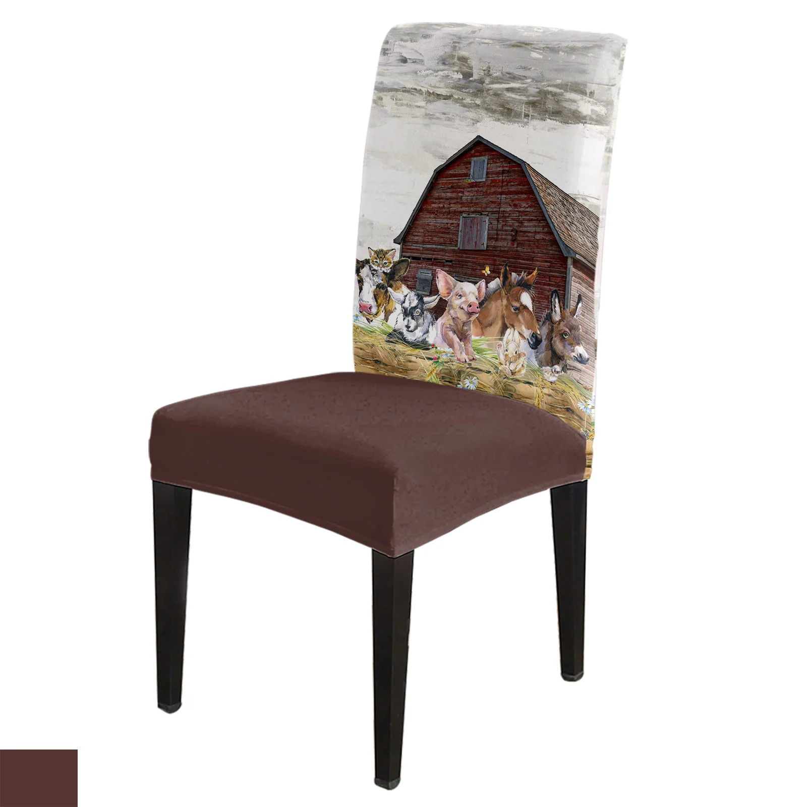 

Эластичный чехол на стул из спандекса, 4/6/8 шт.