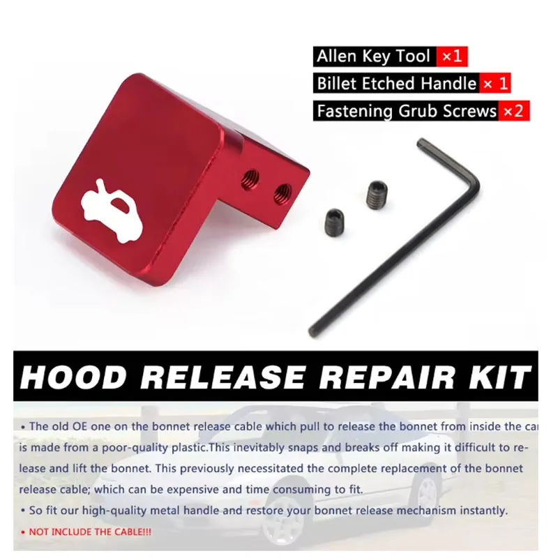 

1set Car modification suitable for Honda Civic CRV hood opening handle repair kit