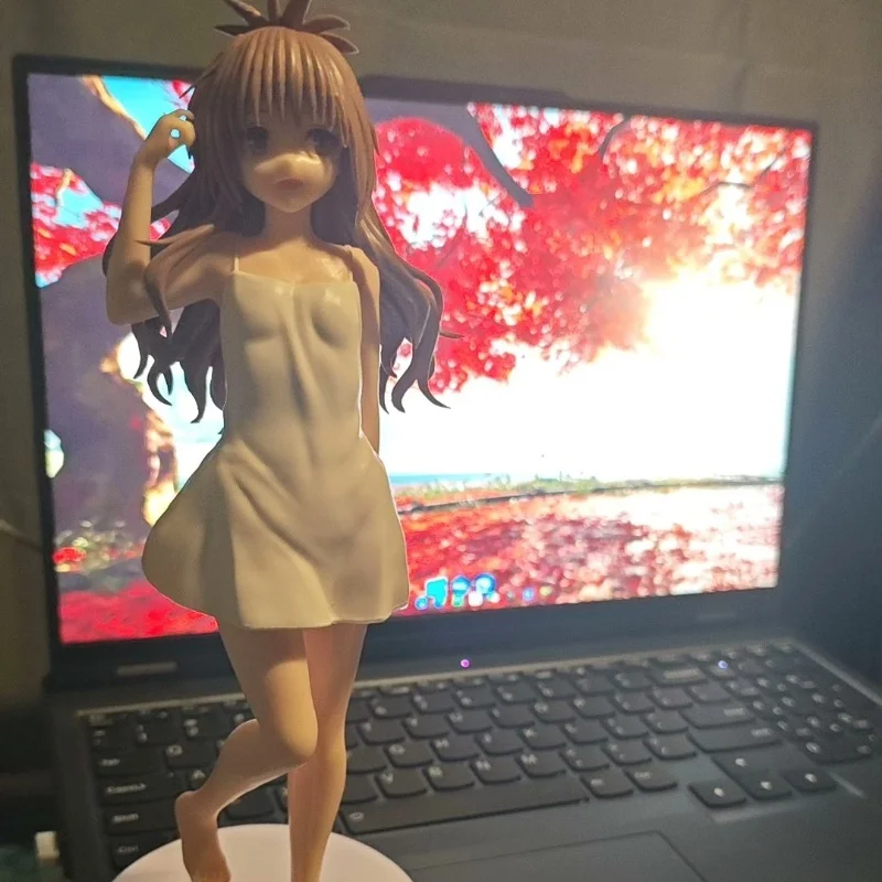 

Статуя персонажа аниме «To Love Ru», красивая девушка, одетая в кимоно юката, милая статуя для украшения настольной модели