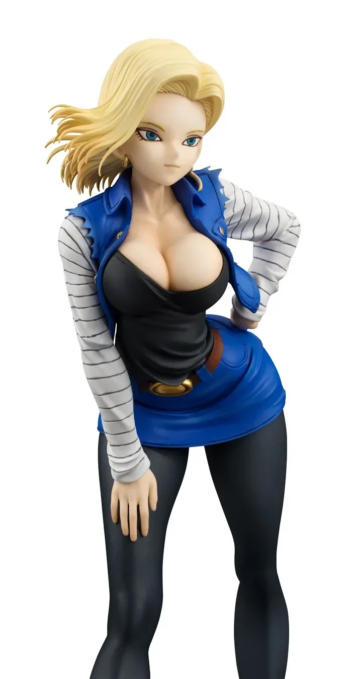 20CM Anime Dragon Ball Sexy Character Model Android 18 Action Figure Doll Home Office Desktop Decoration Kids Toy Gifts