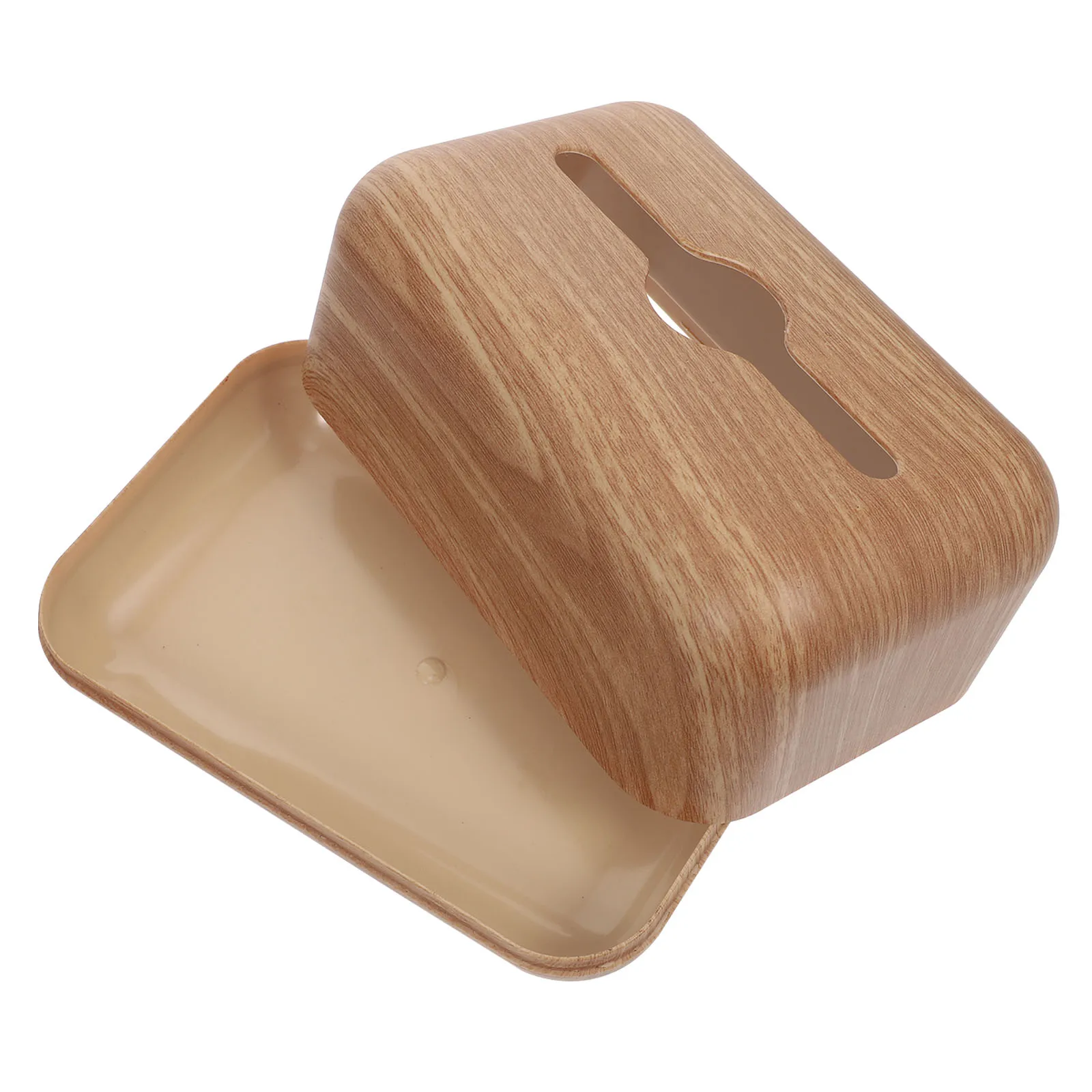 

Practical Tissue Grain Storage Boxes Holder Home Grain Tissue Holder Decor Decor ABS Material Simulated Design