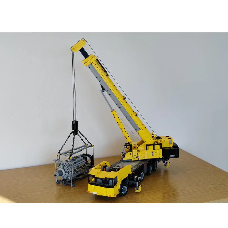 

MOC-86030 Классический культовый мобильный кран 5250L, модель блока крана 4204, детали, сделай сам, детский строительный блок на день рождения для мальчиков, игрушка в подарок