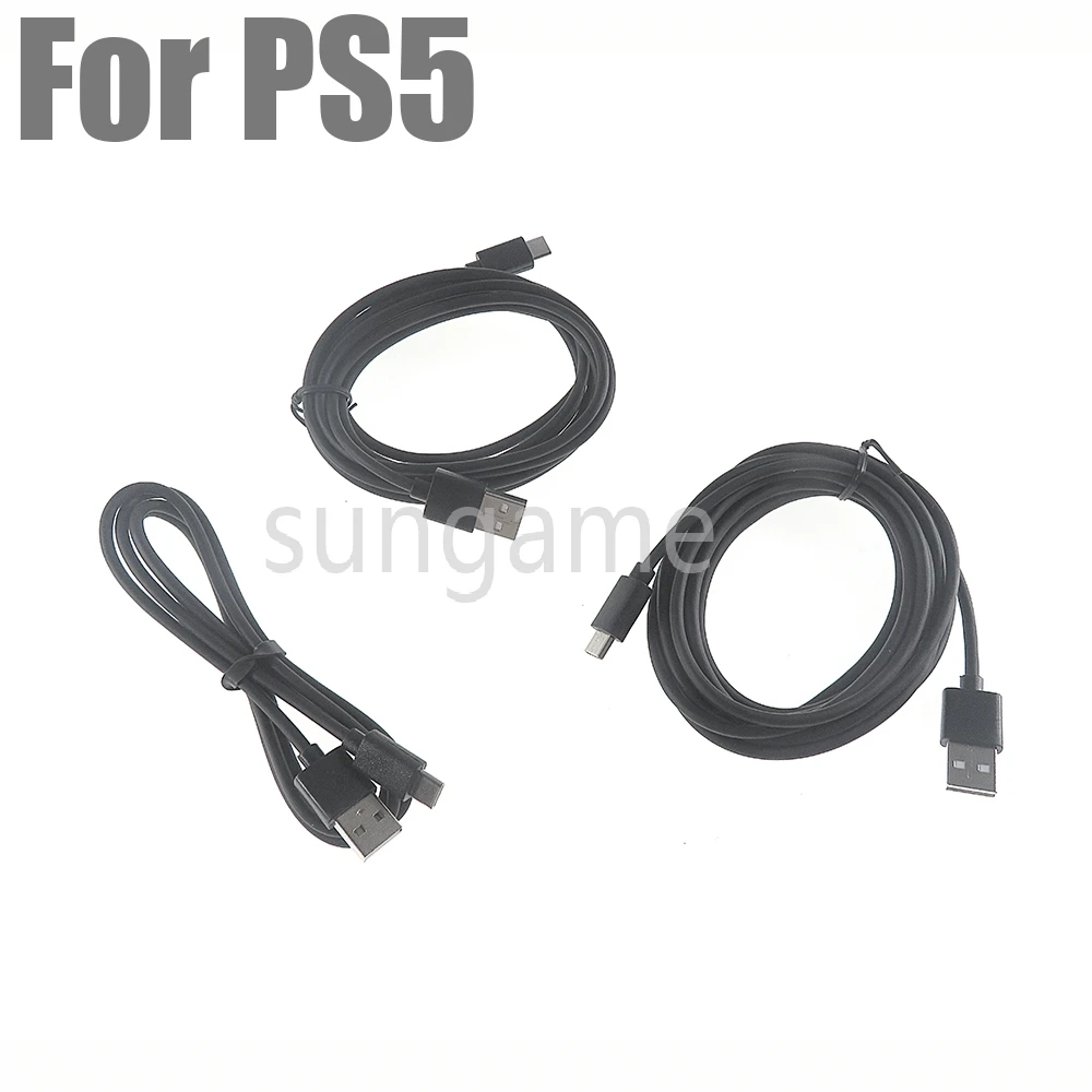 1pc 1m/2m/3m Charging Cable for Playstation 5 PS5 Controller USB Type-C Power Cord Gamepad Accessories