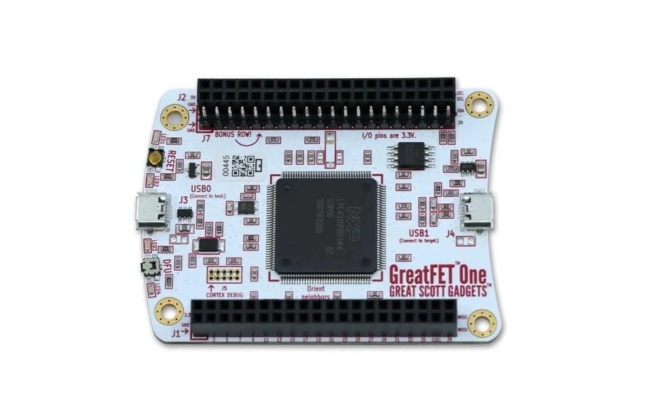 GreatFET One With an extensible, open source design, two USB ports For Hacker