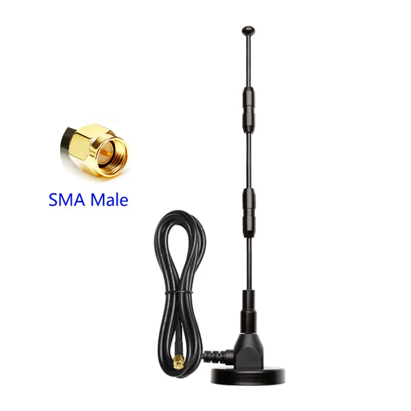 Antena de ventosa de cobre puro de banda completa, amplificador de señal de módem de enrutador, 15dBi, alta ganancia, 4G, 3G, GSM, 600-2700MHz