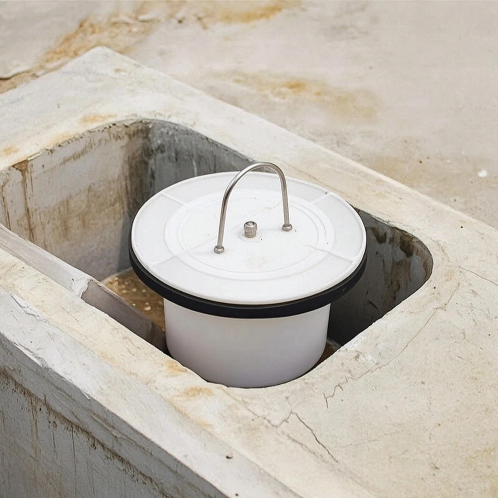 Manure Plug with Handle Heavy Duty Bouchon d'Obturation Farm Drain Stopper Easy to Clean for Livestock Facilities
